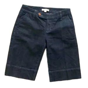 CAbi Jeans Dark Wash Denim Bermuda Shorts Sz 2